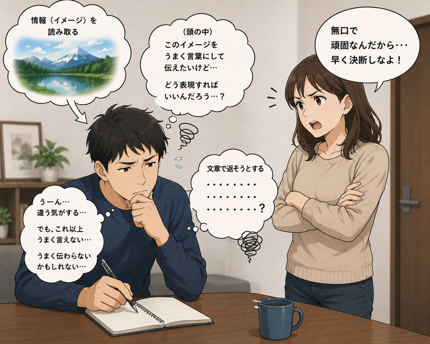 タイプの異なるカップル
